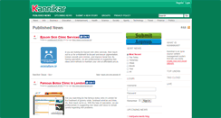Desktop Screenshot of kannikar.com